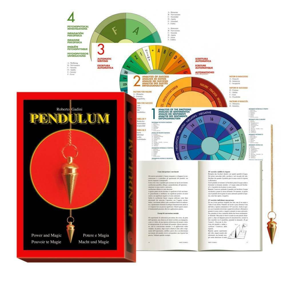 Pendulum Power and Magic švytuoklės rinkinys Lo Scarabeo - OBUOLYS