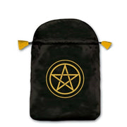 Pentacle satininis juodas maišelis kortoms Lo Scarabeo - OBUOLYS