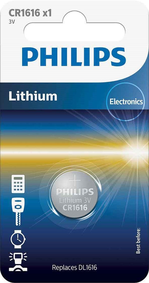 Philips CR1616 ličio baterija 1 vnt. - OBUOLYS