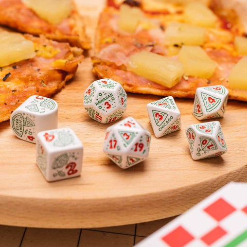 Pizza Pepperoni RPG kauliukų rinkinys Q WORKSHOP - OBUOLYS