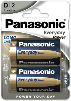 Panasonic EVERYDAY LR20/D, 2 vnt.