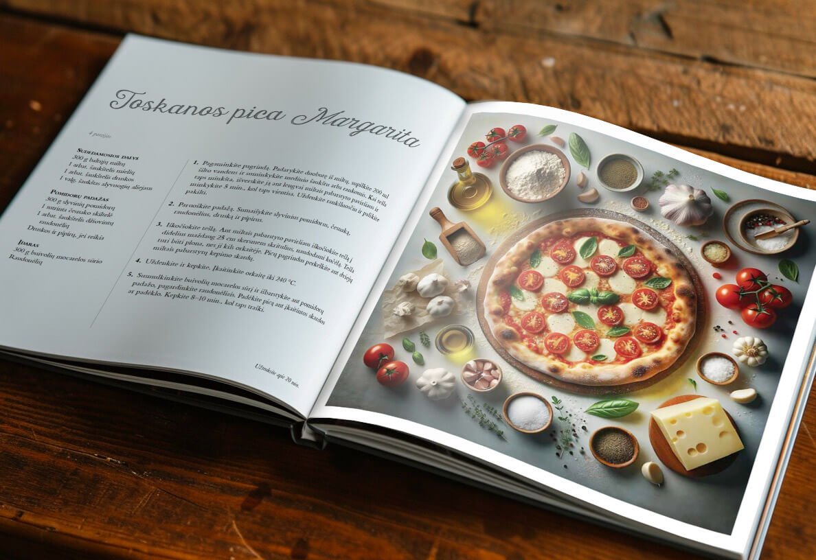 PO TOSKANOS SAULE: 100 geriausių Italijos receptų – gausiai iliustruota geriausių pasaulyje receptų knyga - OBUOLYS