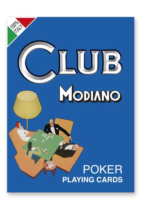 Poker Club (mėlynos) Modiano - OBUOLYS