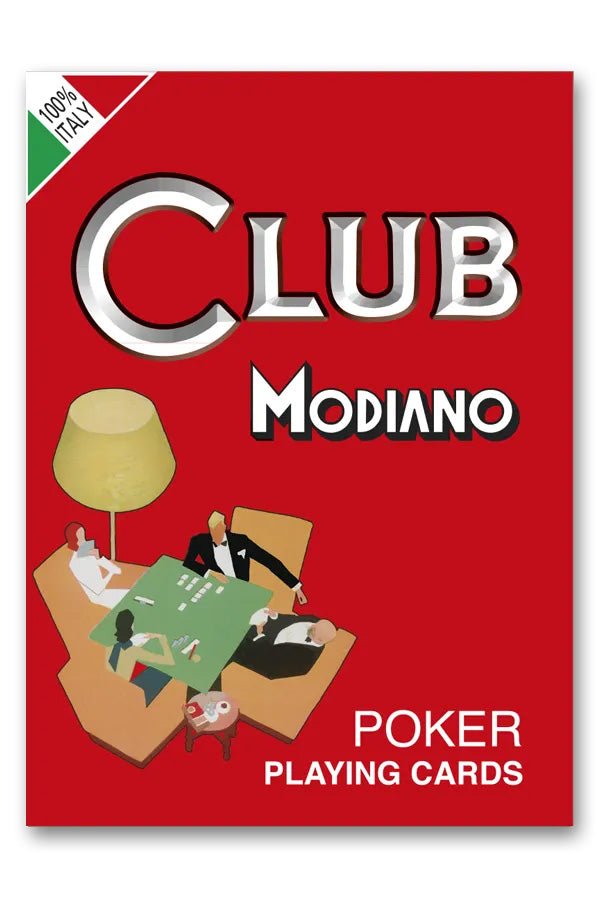 Poker Club (raudonos) Modiano - OBUOLYS