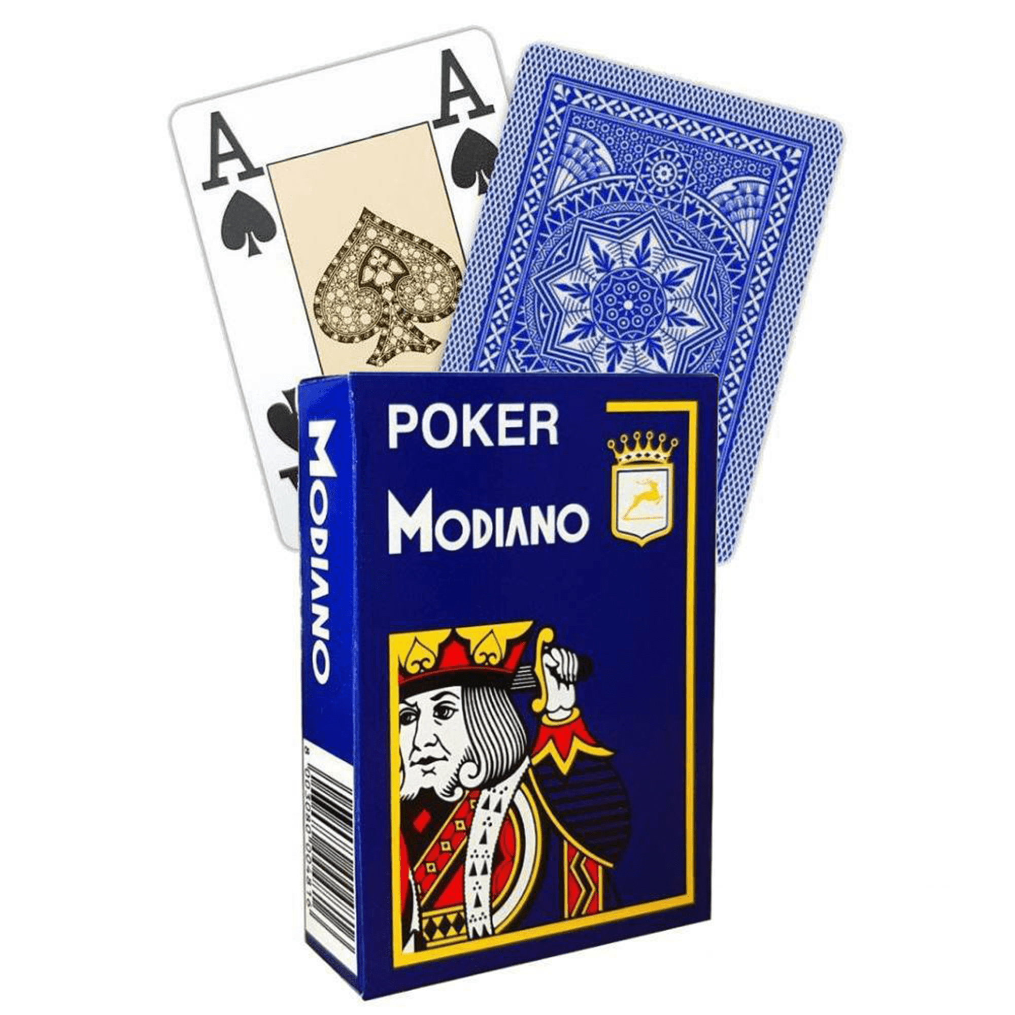 Poker žaidimų kortos (mėlynos) Modiano - OBUOLYS