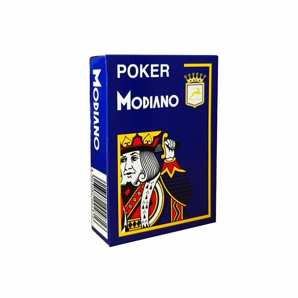 Poker žaidimų kortos (mėlynos) Modiano - OBUOLYS