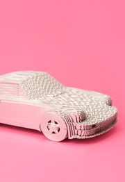 PORSCHE 911: surenkama 3D dėlionė - skulptūra - OBUOLYS