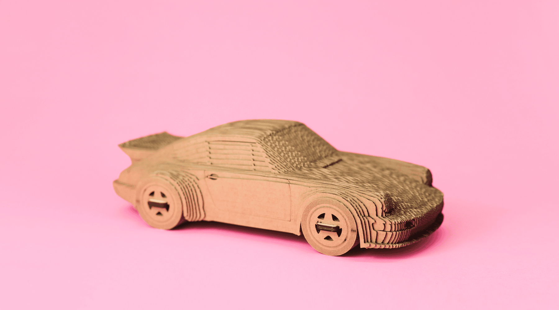 PORSCHE 911: surenkama 3D dėlionė - skulptūra - OBUOLYS
