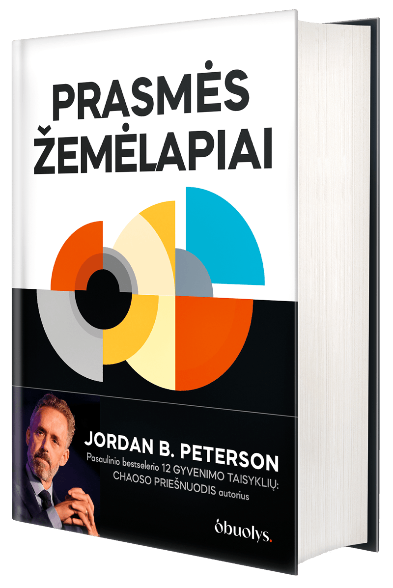 PRASMĖS ŽEMĖLAPIAI: garsusis Jordanas B. Petersonas pristato net 600 psl. svarbiausią gyvenimo kūrinį - OBUOLYS