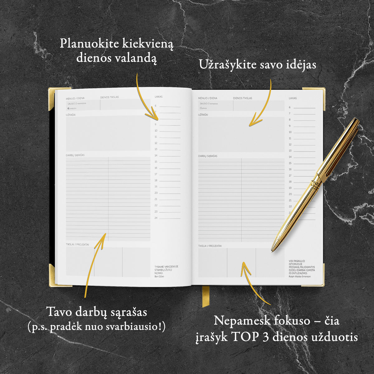 PREMIUM KLASĖS VERSLO STRATEGO DARBO KNYGA 2026 m. (Knygos su defektais) - OBUOLYS