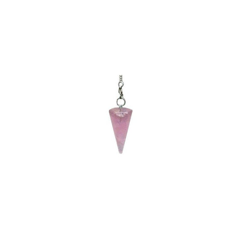 Premium Rose Quartz Chakra Pendulum Švytuoklė Lo Scarabeo - OBUOLYS