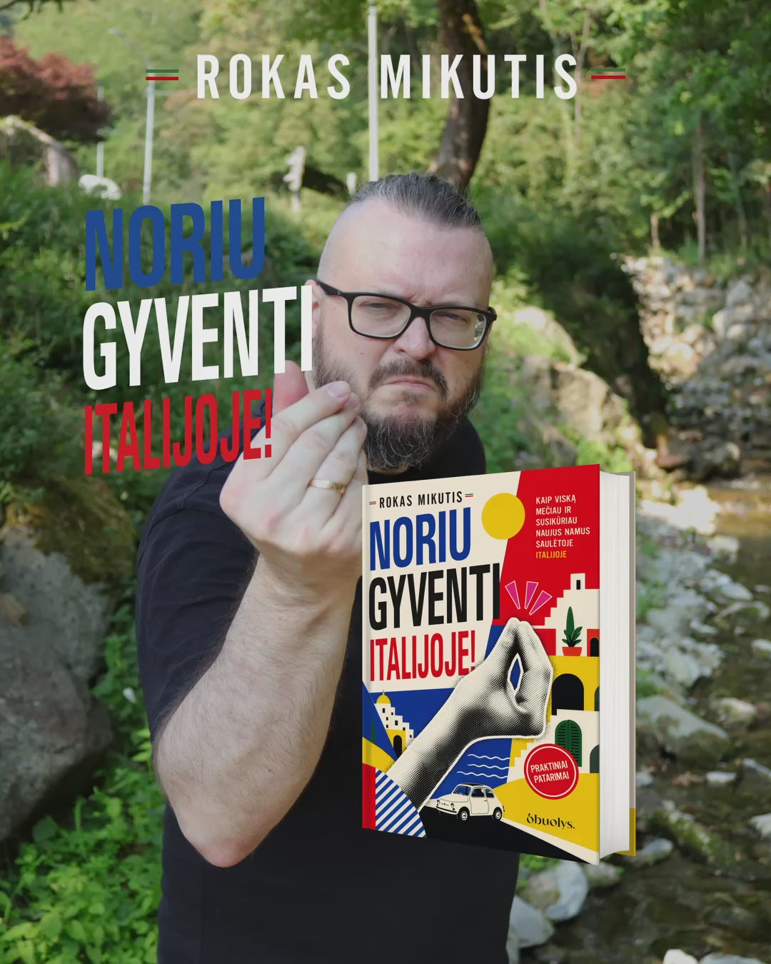 Įkelti vaizdo įrašą: Noriu gyventi Italijoje! Ne tik nuotykis, bet ir praktiškas gidas + autografas!