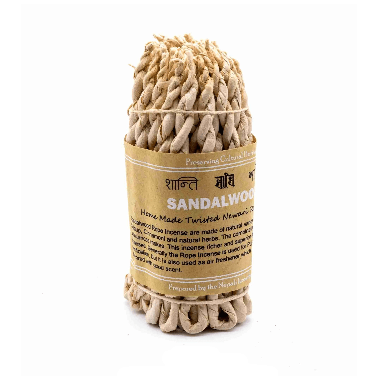 Pure Herbs Sandalwood & Spice Rope smilkalai Nepali Rope - OBUOLYS