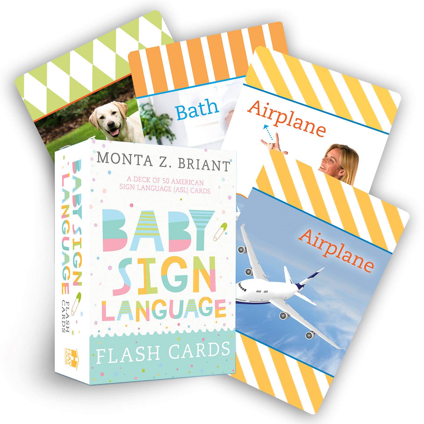Baby Sign Language Flash (ASL) gestų kortelės Hay House – OBUOLYS