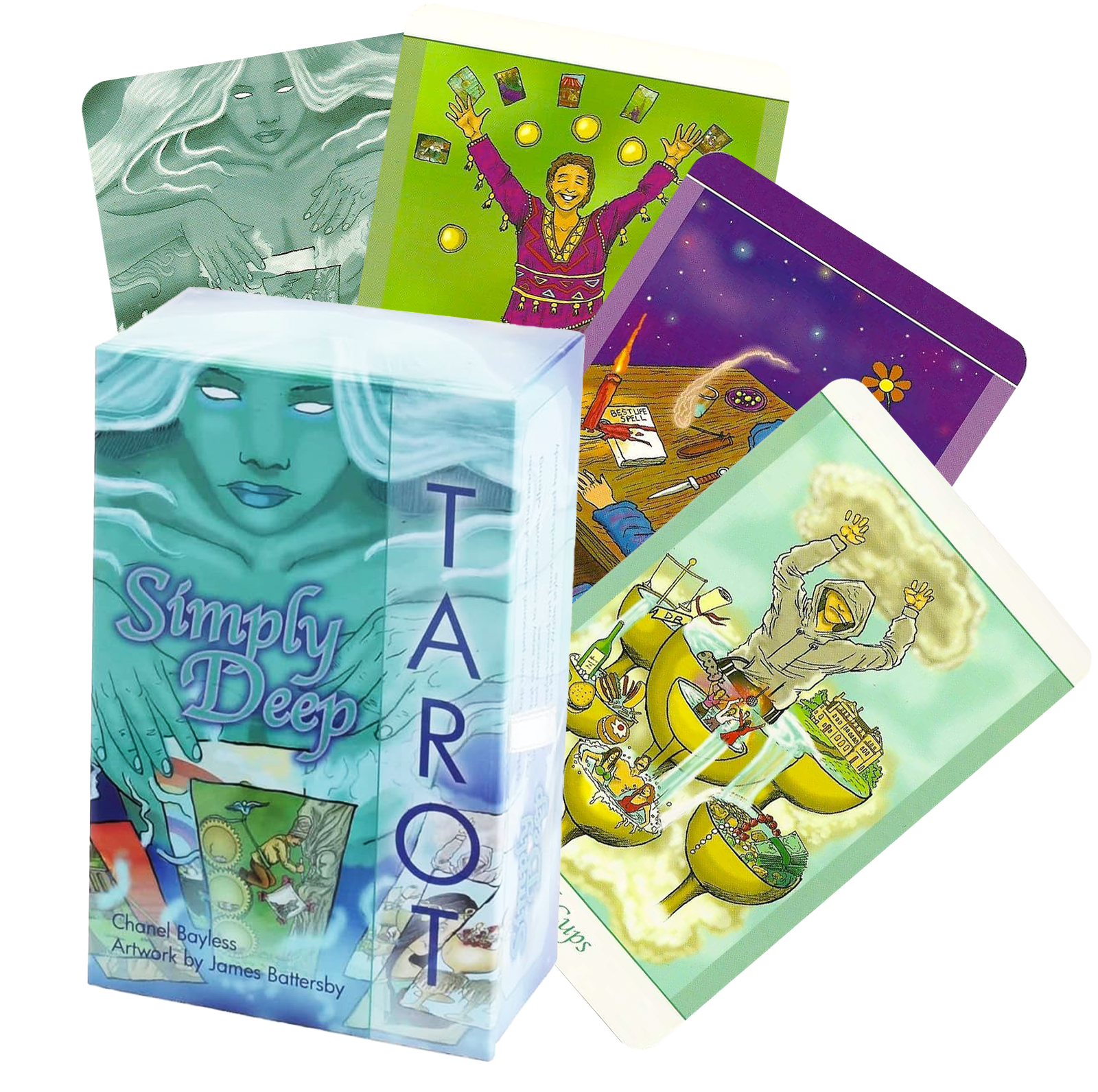 Simply Deep Tarot Kortos Schiffer Publishing