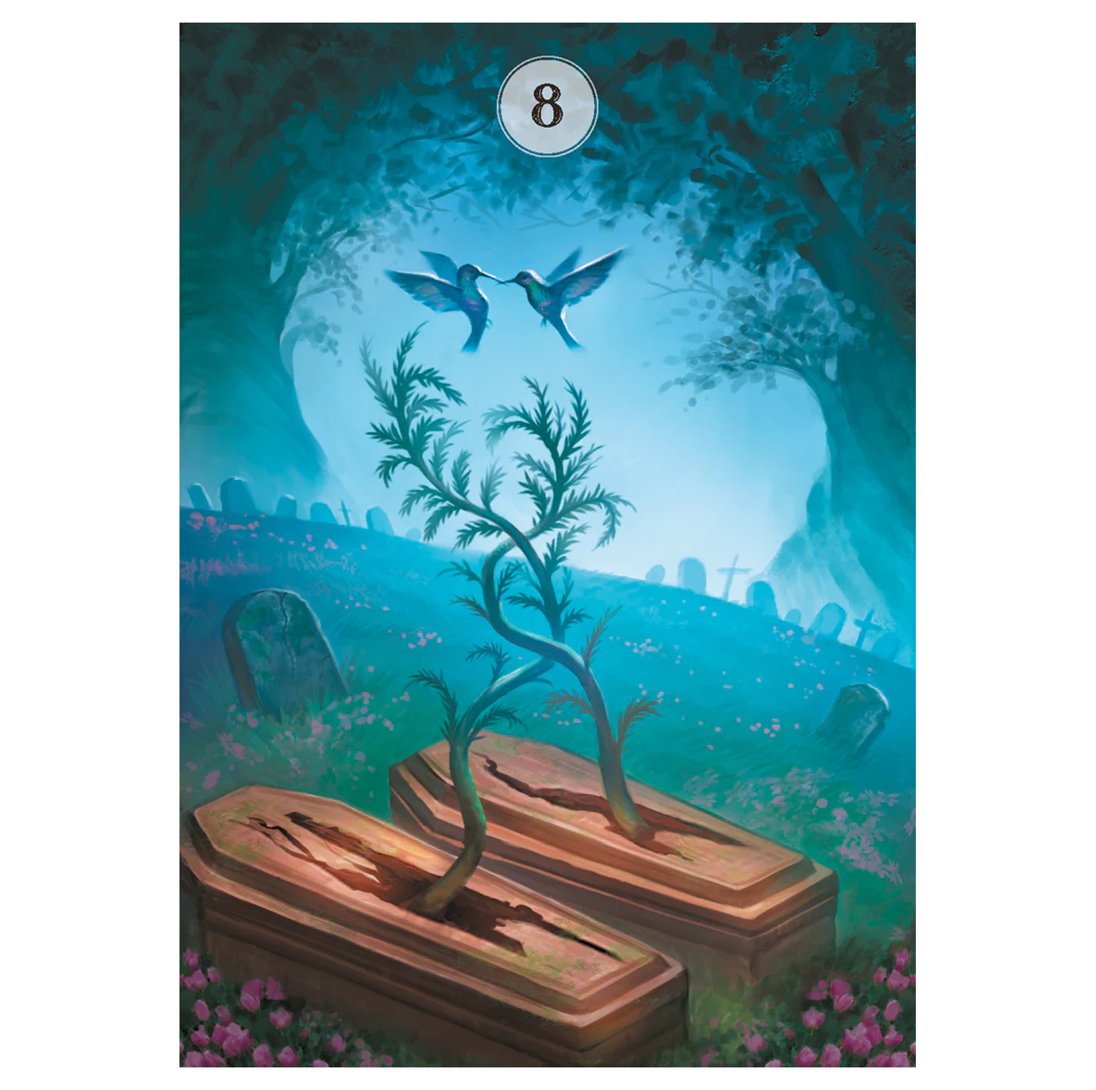 Herbs & Plants Lenormand oracle kortos Lo Scarabeo