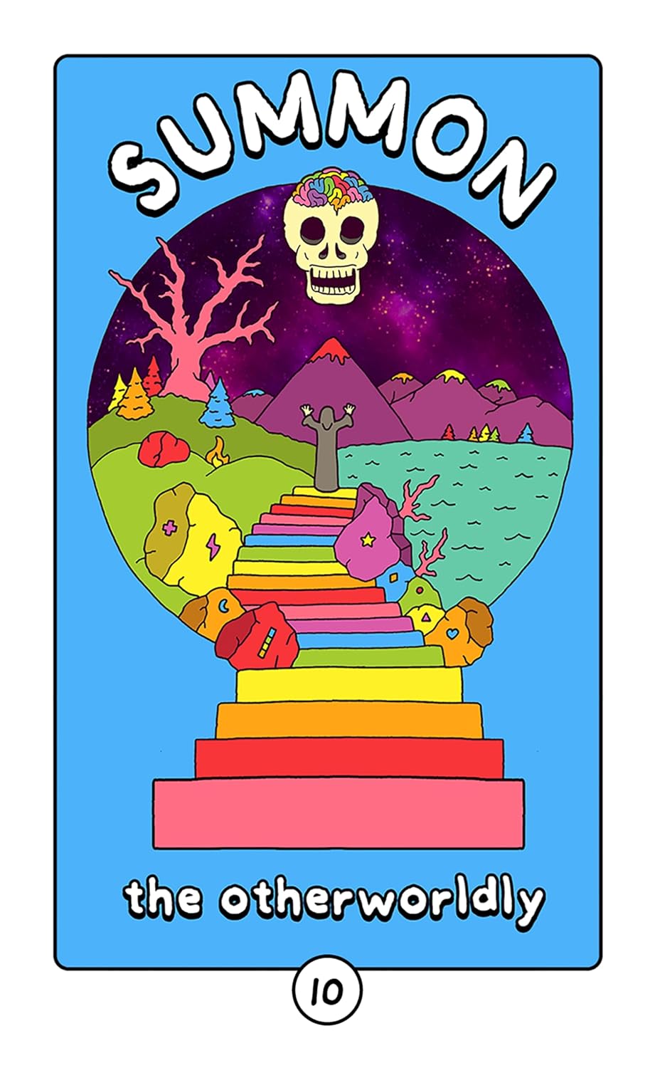 Rainbow Brainskull Oracle kortos Andrews Mcmeel Publishing - OBUOLYS