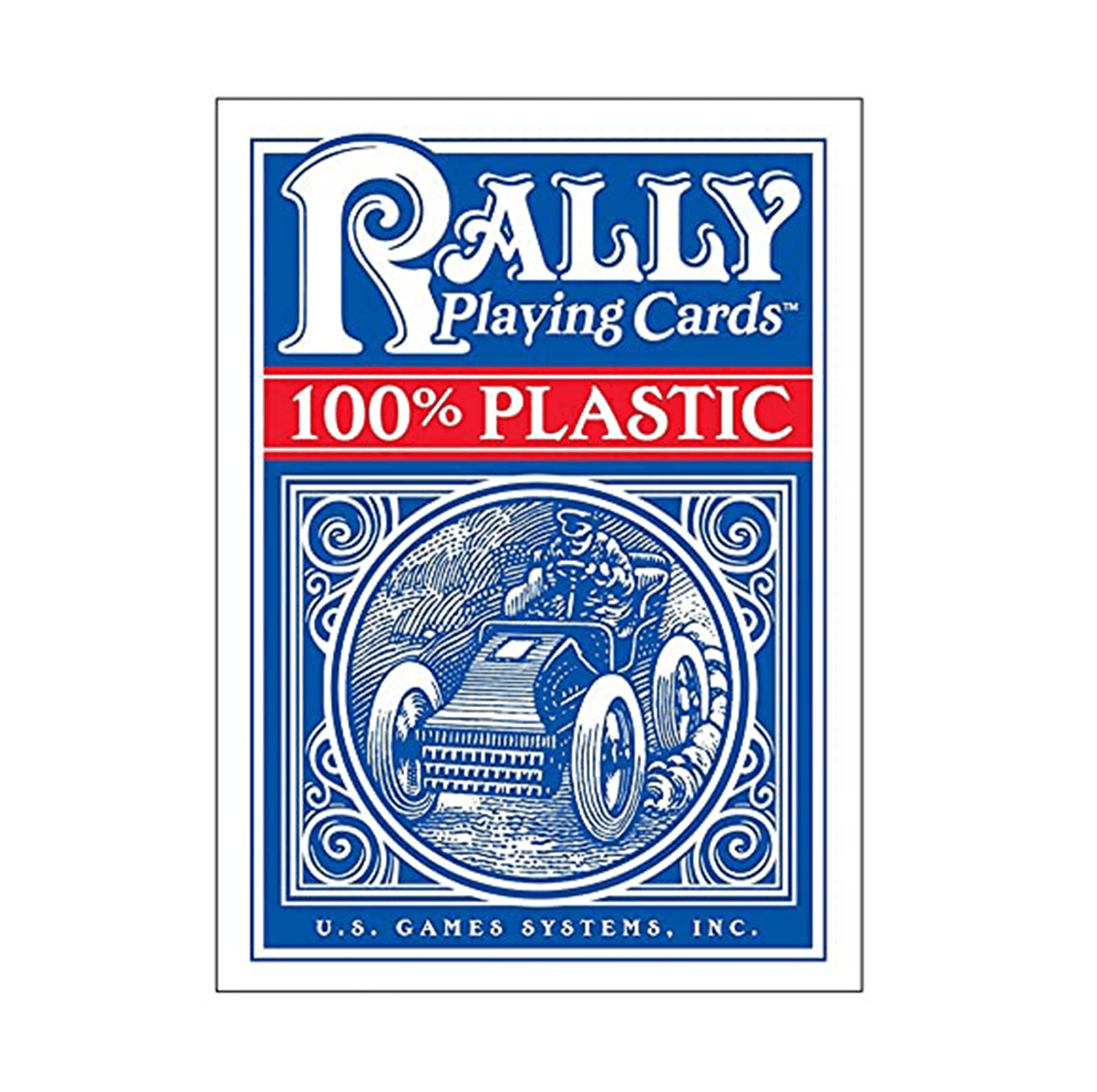 Rally mėlynos žaidimų kortos US Games Systems - OBUOLYS