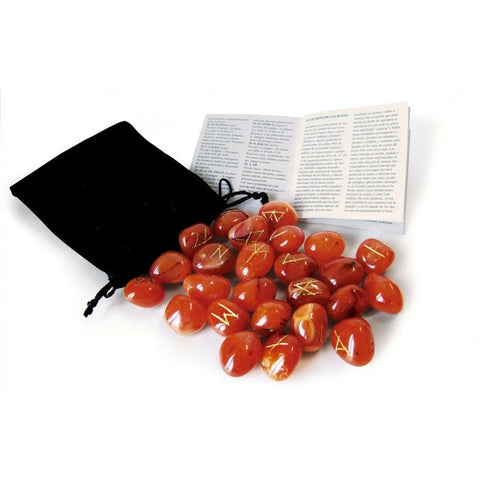 Red Carnelian Runos Lo Scarabeo - OBUOLYS