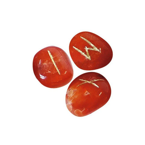 Red Carnelian Runos Lo Scarabeo - OBUOLYS