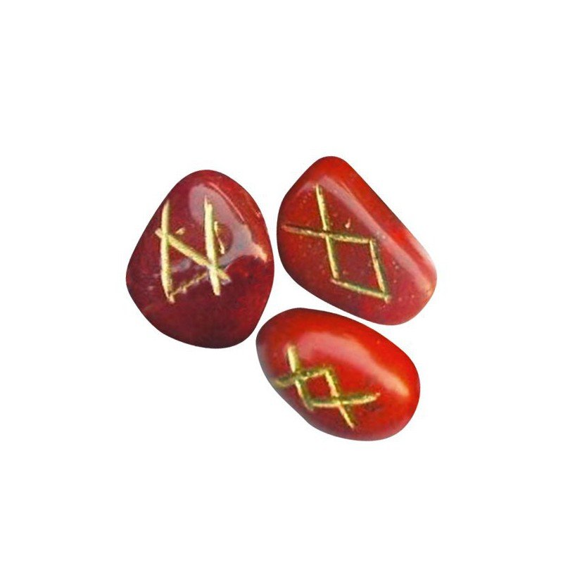 Red Jasper Runos Lo Scarabeo - OBUOLYS