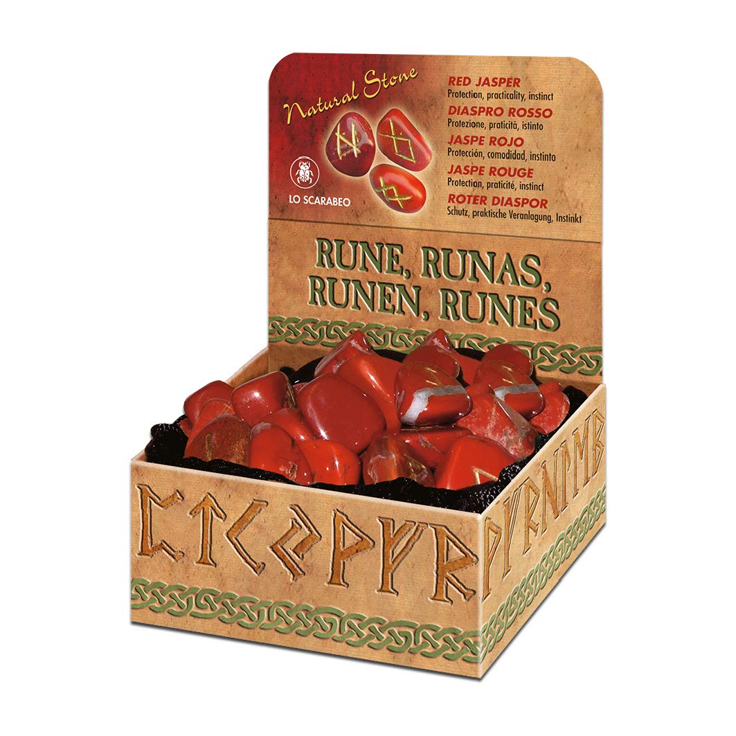 Red Jasper Runos Lo Scarabeo - OBUOLYS