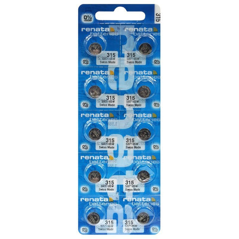 Renata 315 (SR716SW) baterijos 10 vnt. - OBUOLYS