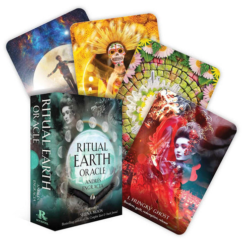 Ritual Earth Oracle kortos Rockpool Publishing - OBUOLYS