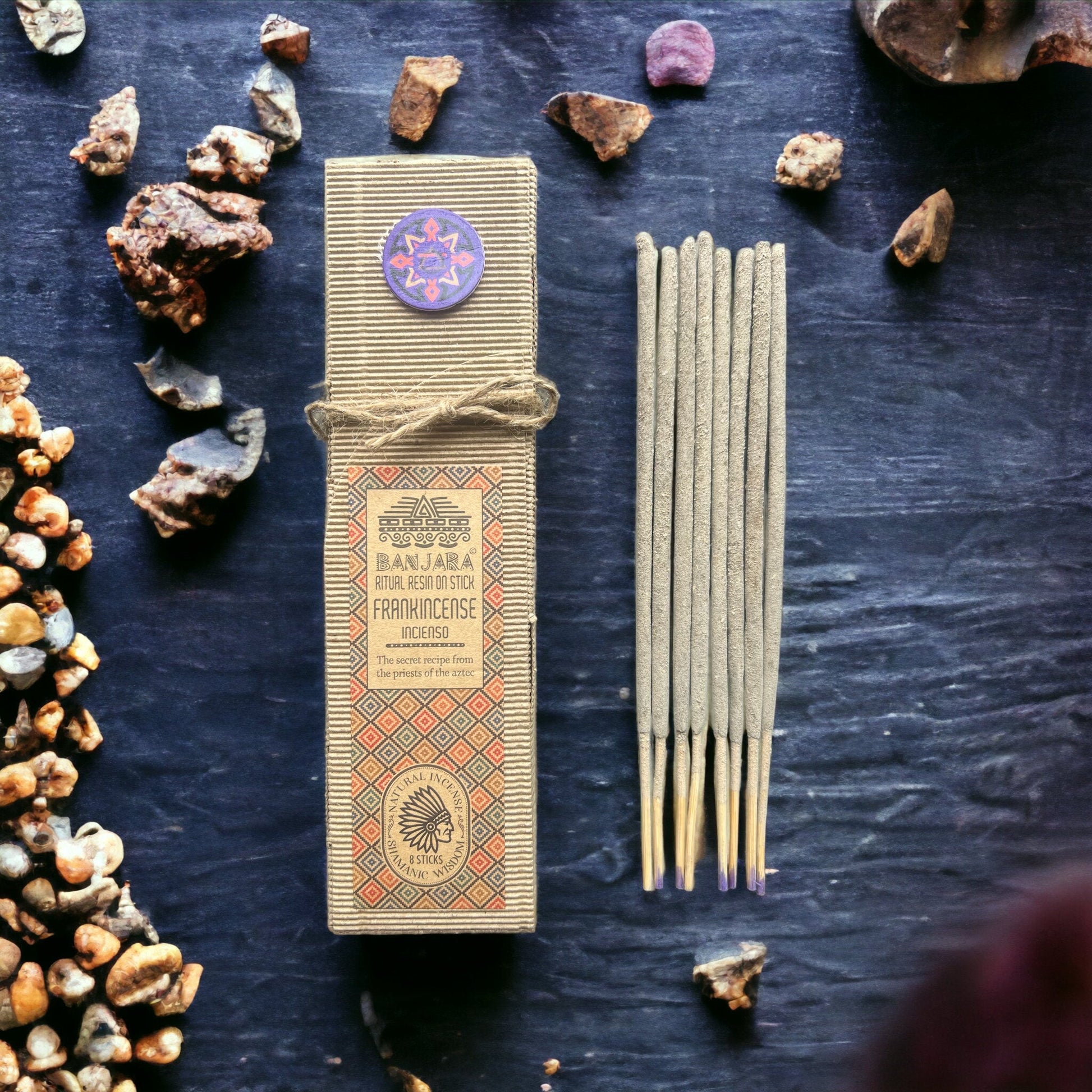 Ritual Resin on Stick Frankincense smilkalai Banjara - OBUOLYS