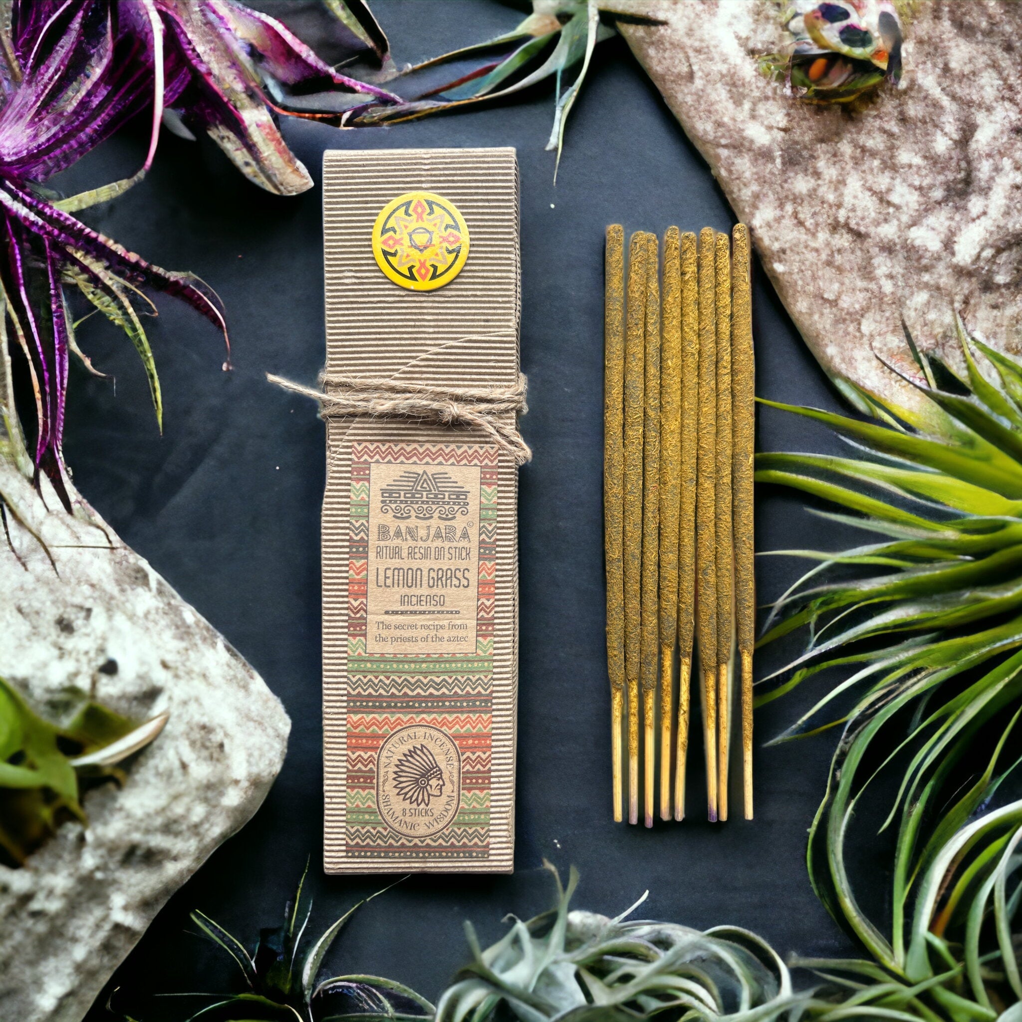 Ritual Resin on Stick Lemon Grass smilkalai Banjara - OBUOLYS