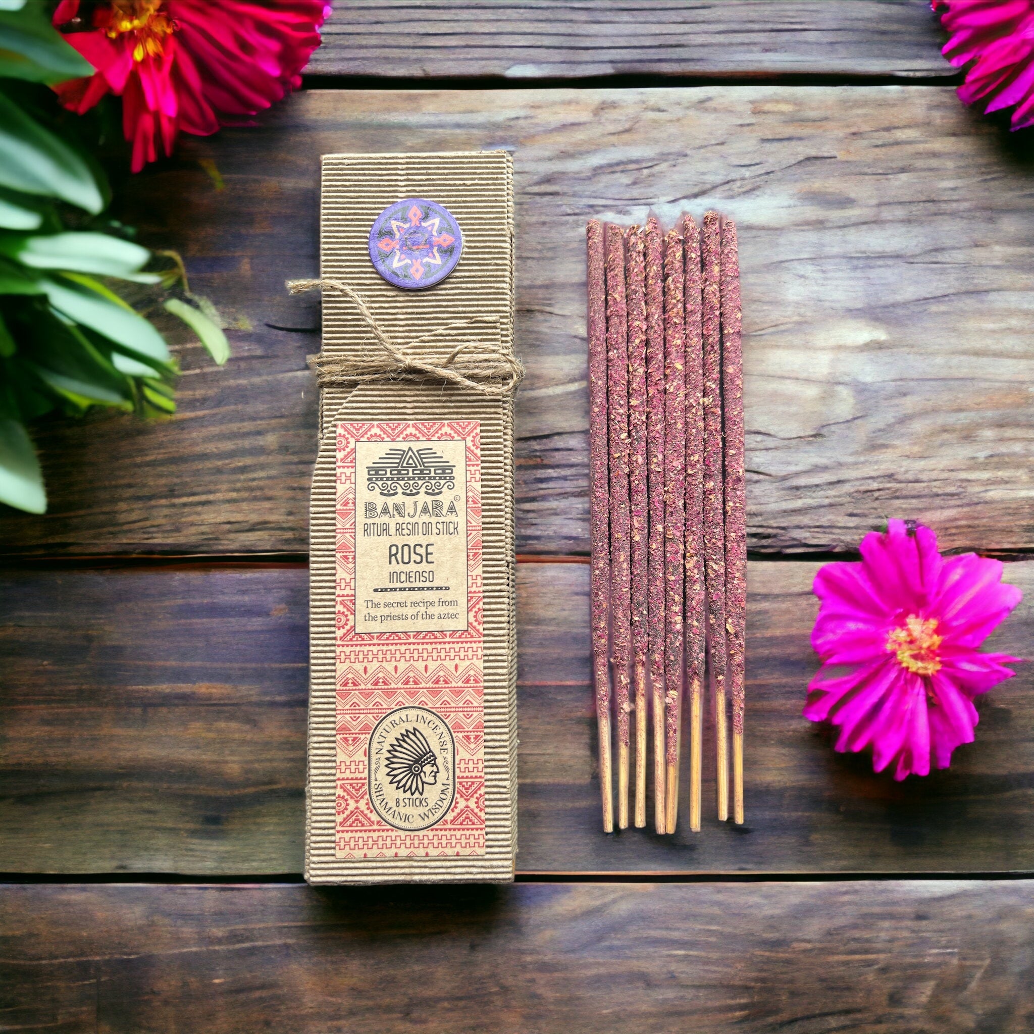 Ritual Resin on Stick Rose smilkalai Banjara - OBUOLYS