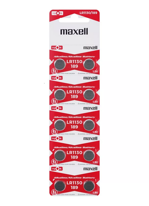 Maxell G10 LR1130 baterijos 10 vnt.