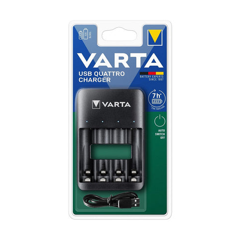 Varta USB Quattro charger 57652 Baterijų įkroviklis