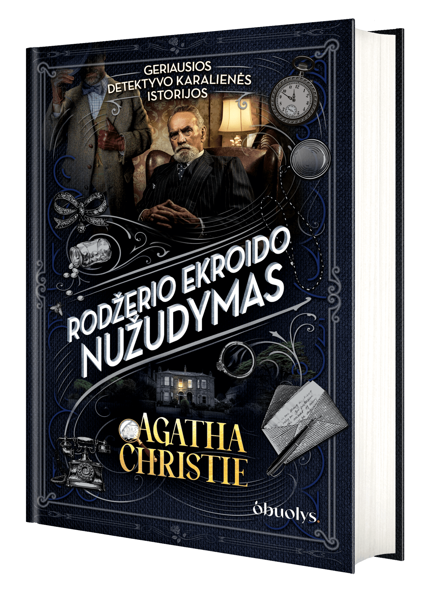 RODŽERIO EKROIDO NUŽUDYMAS: Agathos Christie detektyvas apie vyrą, kuris žinojo per daug... - OBUOLYS
