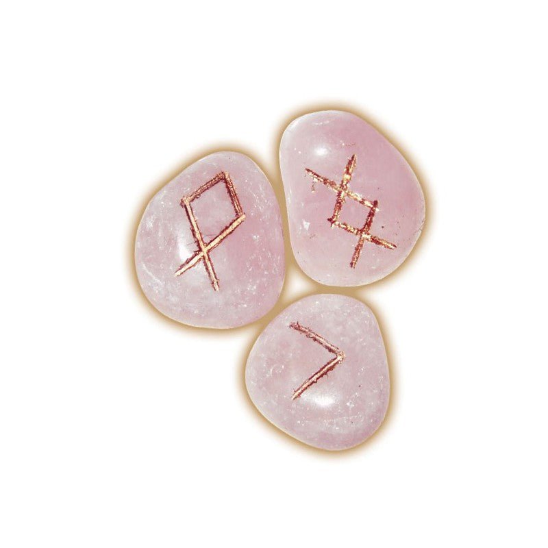 Rose Quartz runos Lo Scarabeo - OBUOLYS