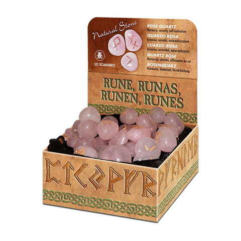 Rose Quartz runos Lo Scarabeo - OBUOLYS