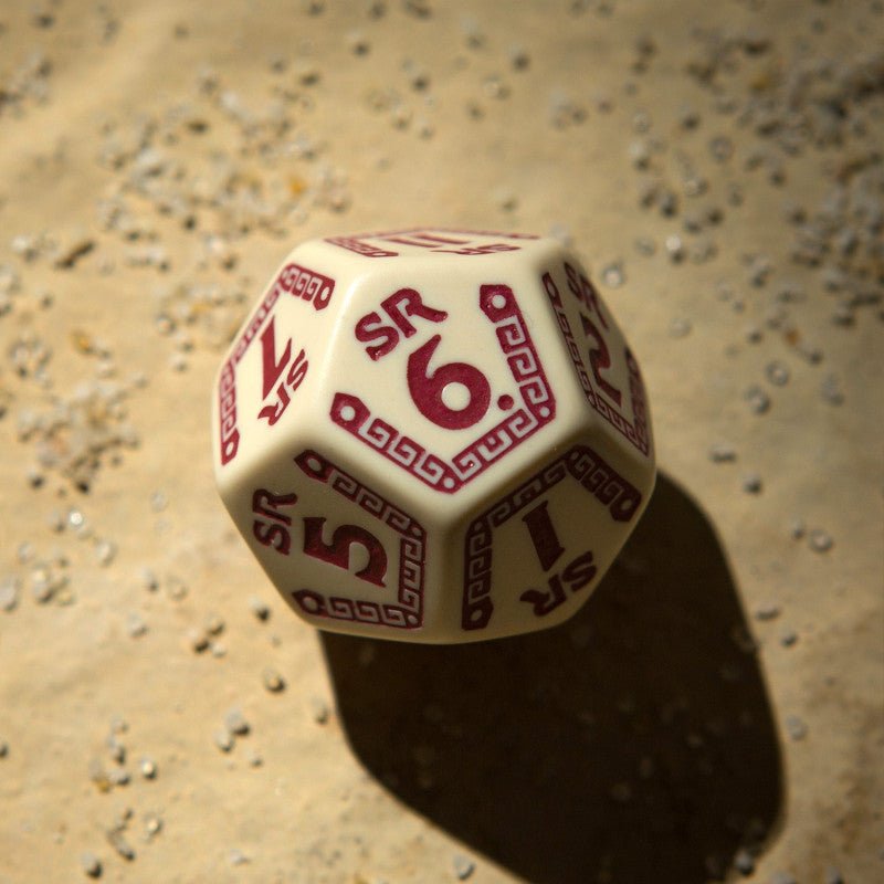 Runequest expansion kauliukų rinkinys smėlio ir bordinės sp - OBUOLYS