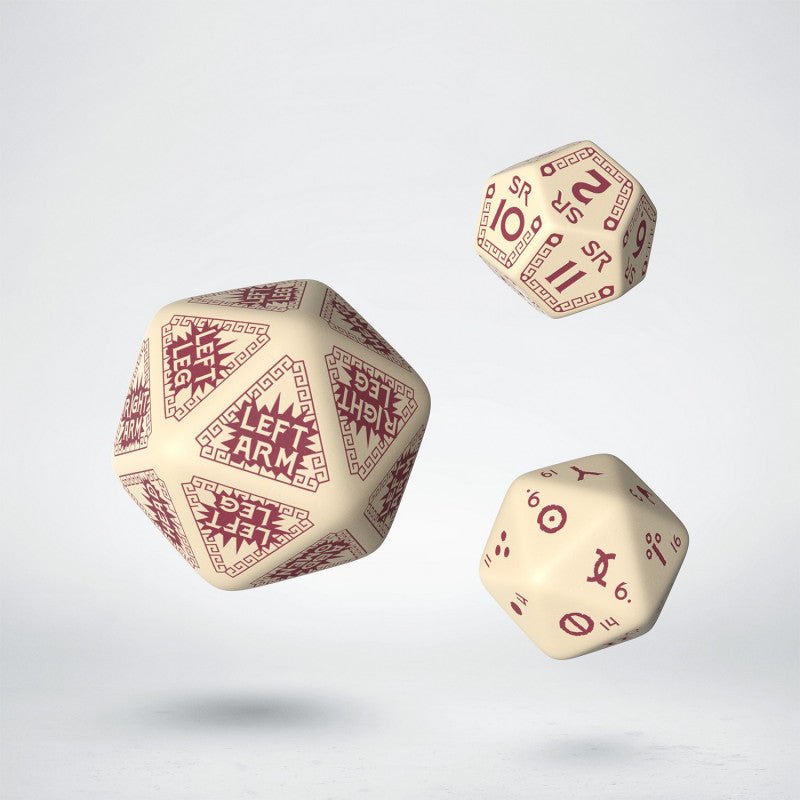 Runequest expansion kauliukų rinkinys smėlio ir bordinės sp - OBUOLYS