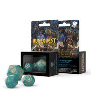 Runequest kauliukų rinkinys (turkio ir auksinės sp.) expansion - OBUOLYS