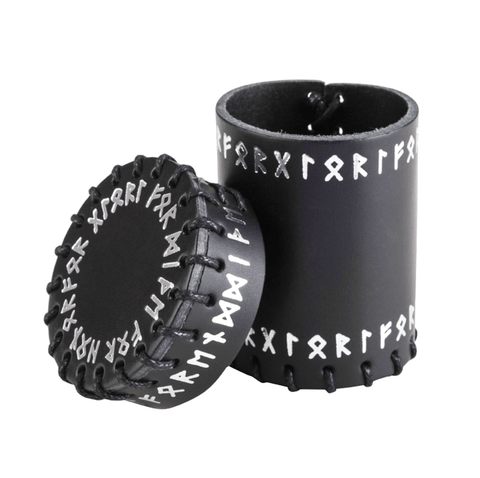 Runic Black Leather kauliukų puodelis - OBUOLYS