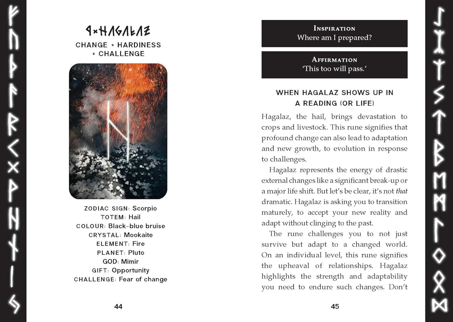 Runic Oracle kortos Rockpool Publishing - OBUOLYS