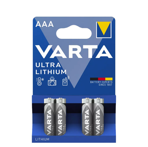 Varta AAA Ultra Lithium (6103) baterijos 4 vnt.