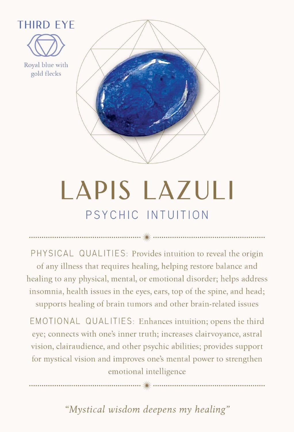 Crystal Healing kortos Insight Editions