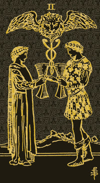 Tarot Gold and Black Edition taro kortos Lo Scarabeo
