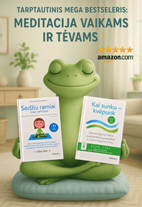SĄMONINGI VAIKAI IR TĖVAI: dviejų knygų rinkinys – meditacijos ir dėmesingo įsisąmoninimo kelias šeimai - OBUOLYS