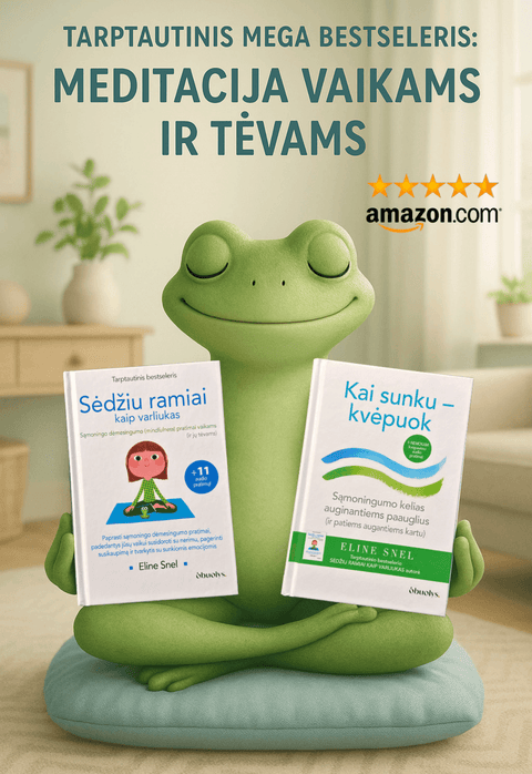 SĄMONINGI VAIKAI IR TĖVAI: dviejų knygų rinkinys – meditacijos ir dėmesingo įsisąmoninimo kelias šeimai - OBUOLYS