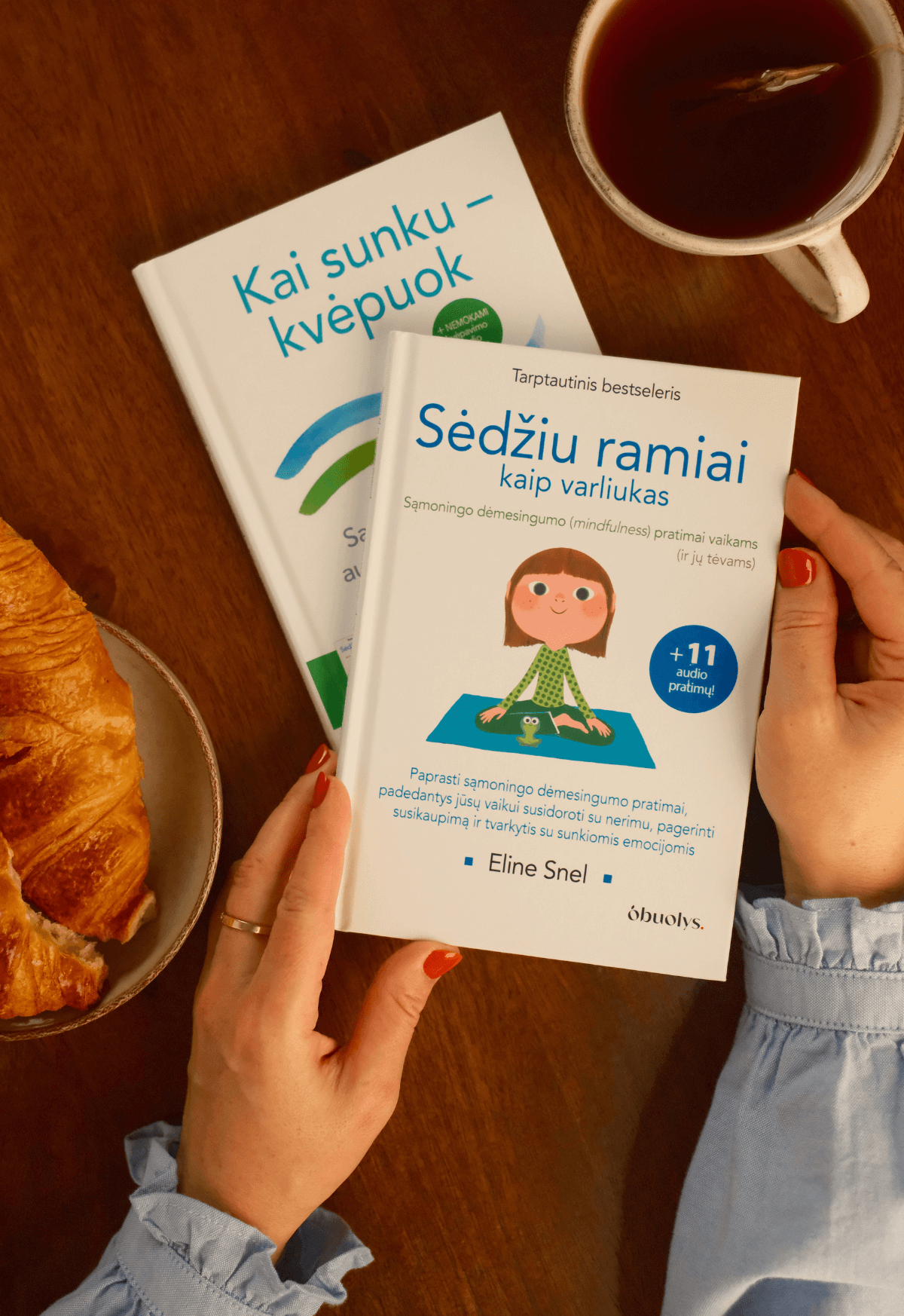 SĄMONINGI VAIKAI IR TĖVAI: dviejų knygų rinkinys – meditacijos ir dėmesingo įsisąmoninimo kelias šeimai - OBUOLYS