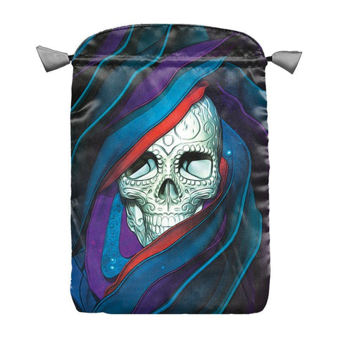Santa Muerte Skull satininis maišelis kortoms Lo Scarabeo - OBUOLYS