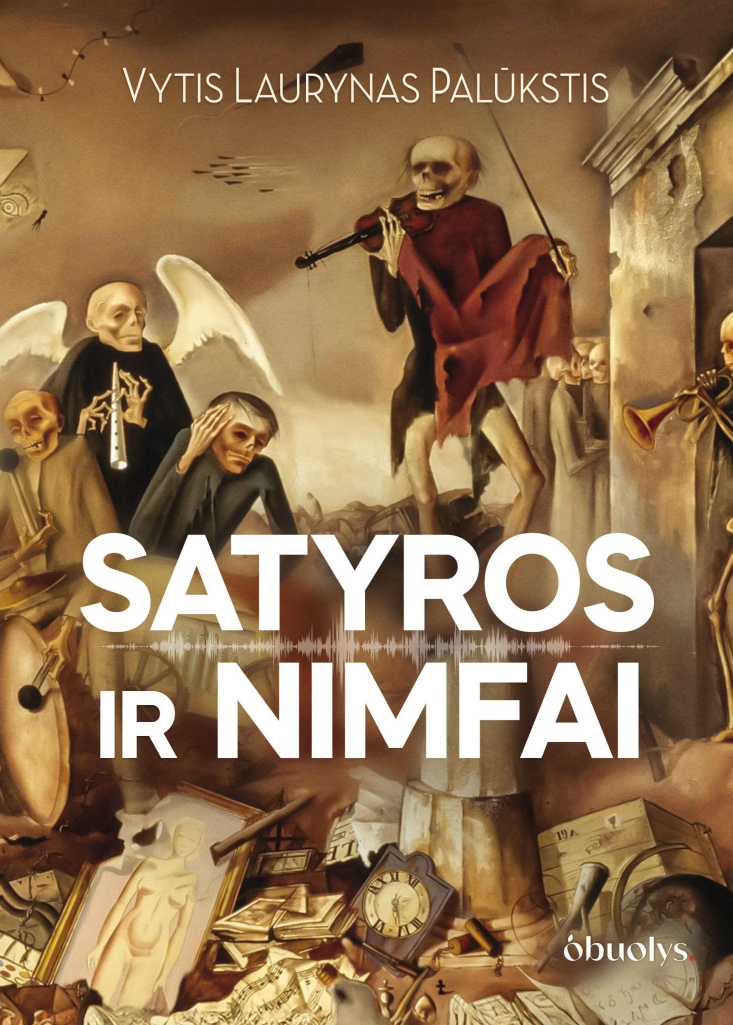 SATYROS IR NIMFAI: metaforos netikėtumas ir ironijos elegancija – Vytis Laurynas Palūkstis pristato naują knygą + AUTOGRAFAS - OBUOLYS