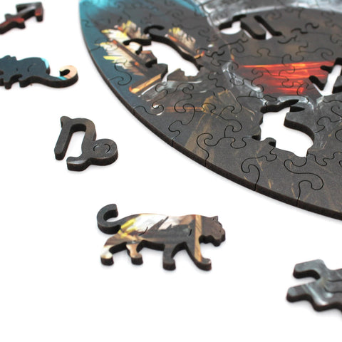 Šaulys (Zodiakai) Dėlionė Iš Medžio (200 detalių) Fantasy Puzzles - OBUOLYS